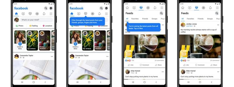 Facebook ganha nova aba Feeds sem posts sugeridos