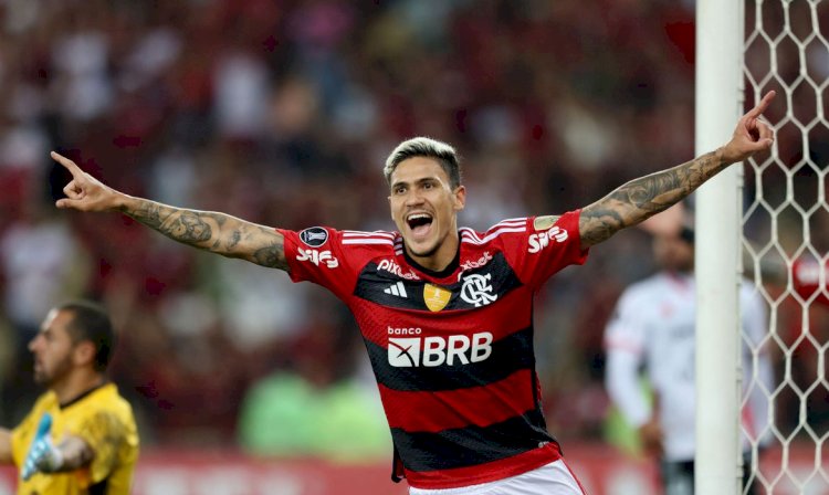 Com dois de Pedro, Flamengo vence a primeira na Libertadores 2023