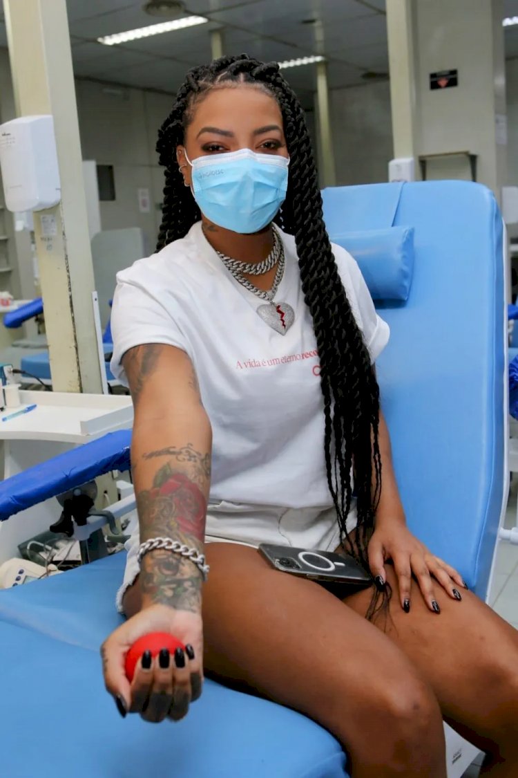 Fãs de Ludmilla formam filas para doar sangue em troca de ingresso para show; Hemorio fala que número de doadores dobrou