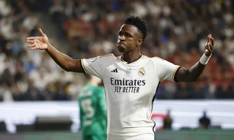 Vinícius Júnior brilha e Real Madrid conquista Supercopa da Espanha