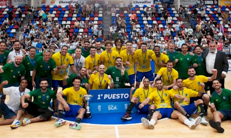 Brasil bate Argentina e conquista o Sul-Centro Americano de Handebol