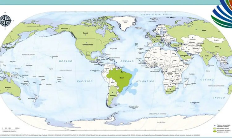 Geral IBGE inicia venda do mapa-múndi com o Brasil no centro