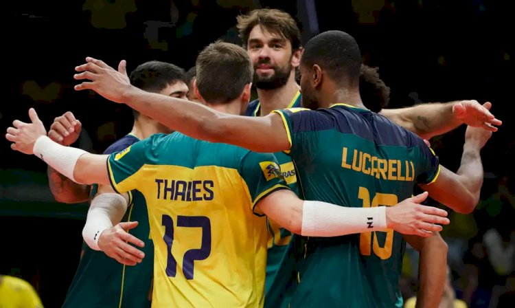 Definidos os 12 convocados da seleção masculina de vôlei para Paris