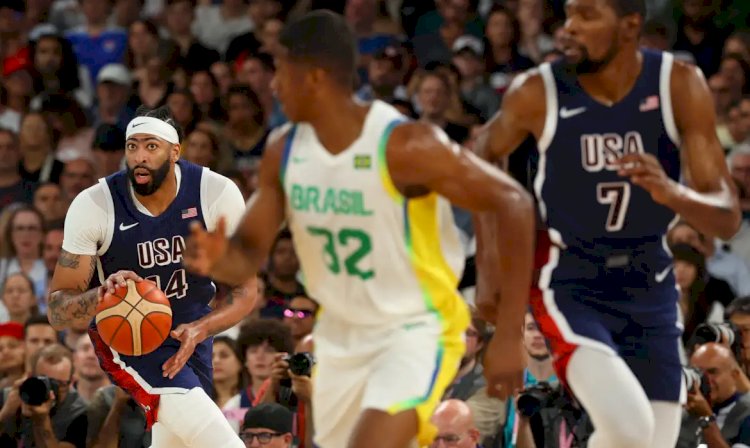 Brasil para nos EUA e se despede do basquete nos Jogos de Paris