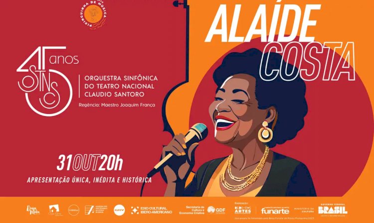 Concerto com Alaíde Costa abre nova temporada do Projeto Pixinguinha