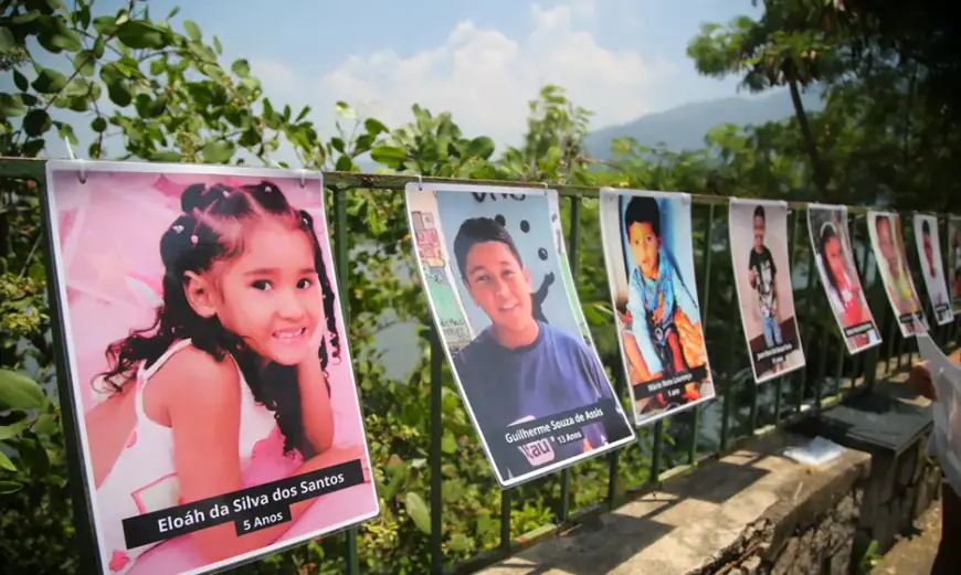 Memorial no Rio volta a ter fotos de crianças vítimas de bala perdida