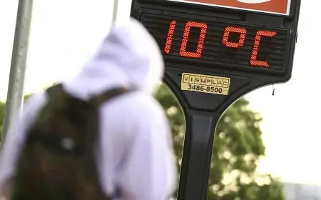 Maio começa com frio no Centro-Sul e chuvas no Norte
