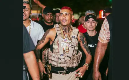 Saída de MC Poze do Rodo do presídio é marcada por tumulto