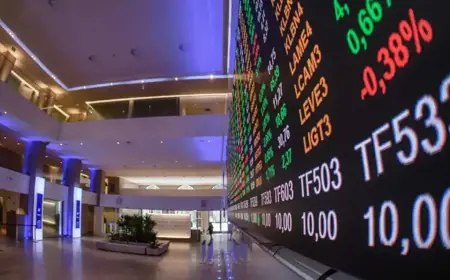 Bolsa cai para menor nível em três meses com tarifaço dos EUA