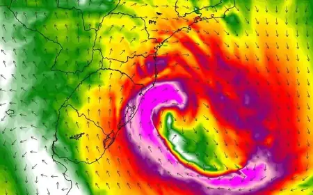 Ciclone mantém tempo instável no Sul e Sudeste