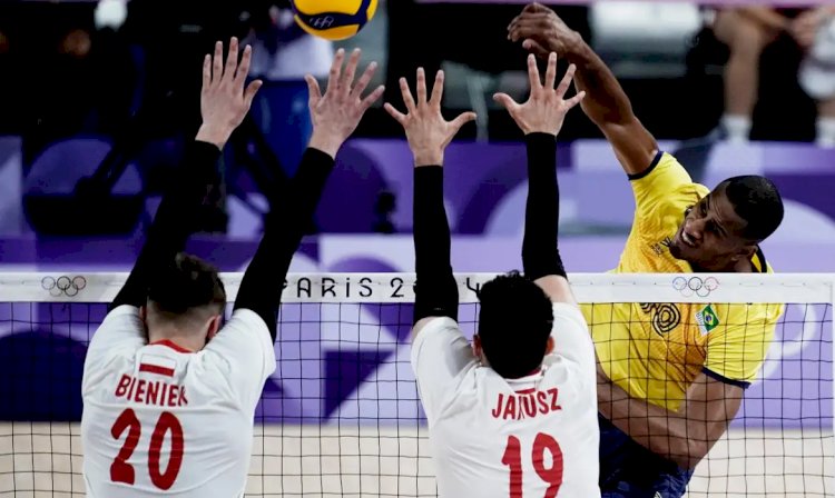 Vôlei: seleção masculina leva virada da Polônia, o 2º revés em Paris