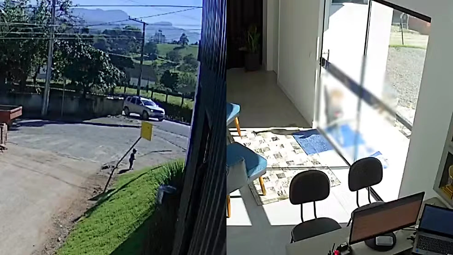 Bebê sai sozinho de creche e caminha até o trabalho da mãe em Santa Catarina