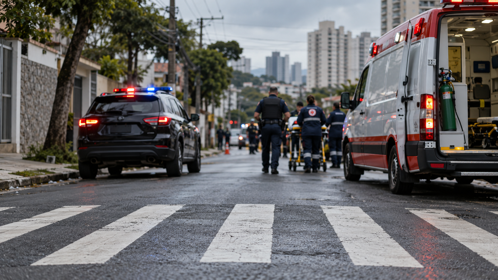 Policial civil é preso após atropelar mãe e dois filhos em SP; menino de 10 anos está grave